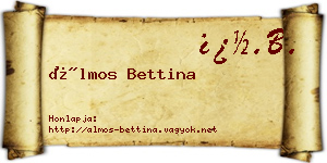Álmos Bettina névjegykártya